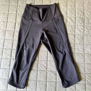 Lululemon Black Capri Leggings Size 4